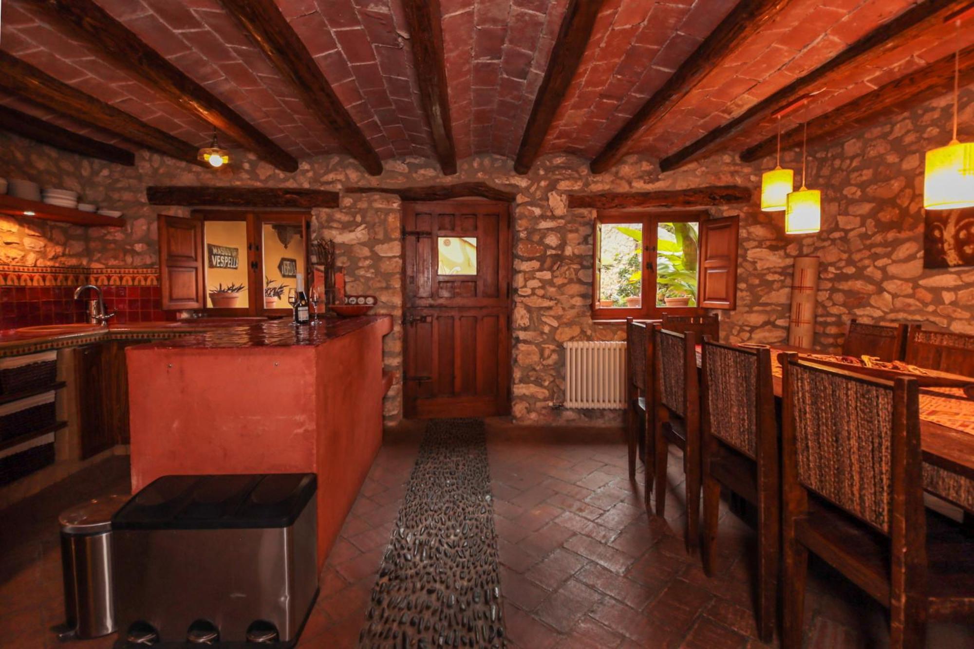 Gasthaus Ca La Petita Den Chinascas Vespellá Exterior foto